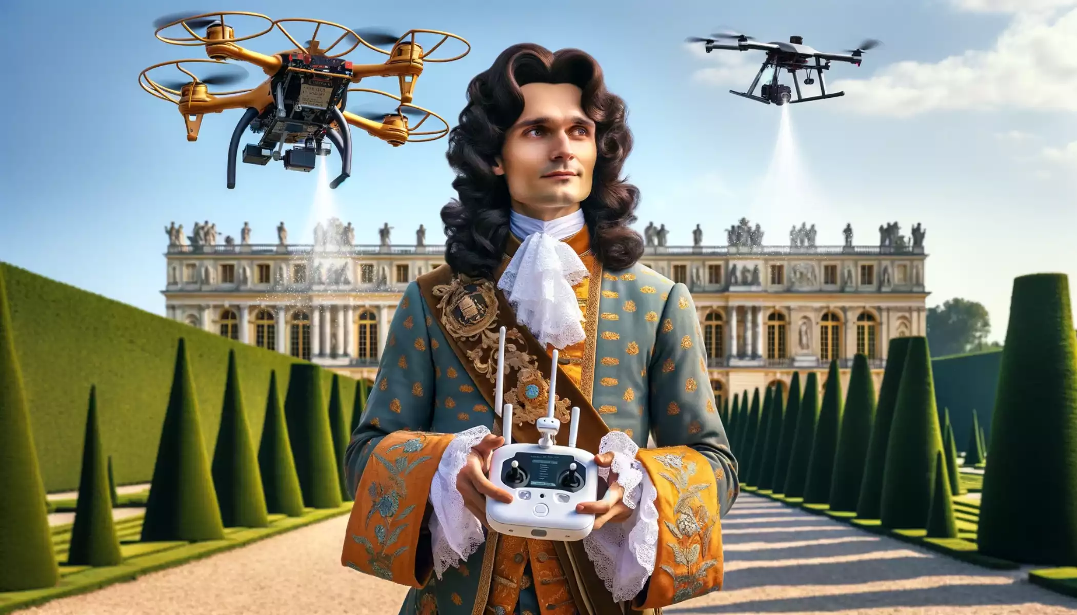 Nettoyage facade par drone